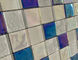 Iluminación de las tejas de mosaico decorativas iridiscentes que electrochapan el vidrio colorido 8m m