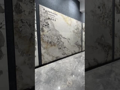 900x1800x9mm azulejos de vidrio pulido antideslizante azulejos amarillo claro para el salón