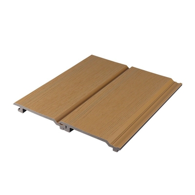 Panel de revestimiento de suelo exterior de WPC a prueba de humedad 145x20.5mm para parque y tablero de pared de superficie plana para villa