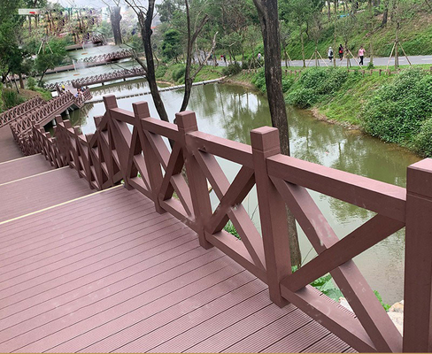Tablero exterior de Panel Protective Railing 2000x1200m m de la cerca del SGS WPC para la ingeniería del jardín
