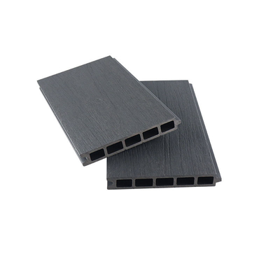 Gray Wood Plastic Composite Panel oscuro fuera de la división 170x24m m del tablero de la pérgola del patio