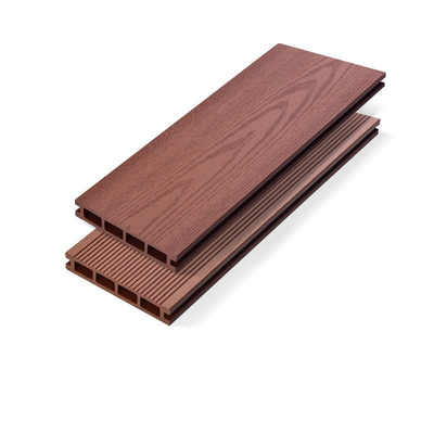 Suelo plástico de madera incombustible Co al aire libre - el panel circular sacado 140x25m m del balcón de la calzada del agujero