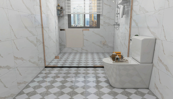 400x400mm Grisa Cerámica Rustica Mat Glaseada Antideslizante