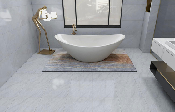 Interior vidriado de mármol look cerámico baldosas rústicas antibacterianas para el balcón y 400x400mm paredes de azulejos para la casa