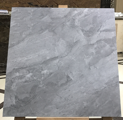 Tejas rústicas cerámicas antideslizantes para sala de estar 400x400mm vidriadas Matt gris Tejas de piso para restaurantes