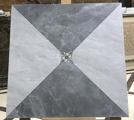 Azulejo rústico cerámico gris de 400x400mm para suelo y pared interior