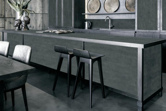 Losa de piedra sinterizada Brooke Grey 1600x3200x12mm Superficie Mate