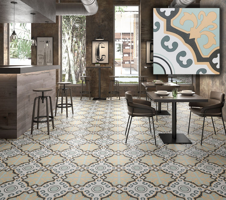 Tejas rústicas de cerámica de arcilla verde 250x250 mm suelo interior
