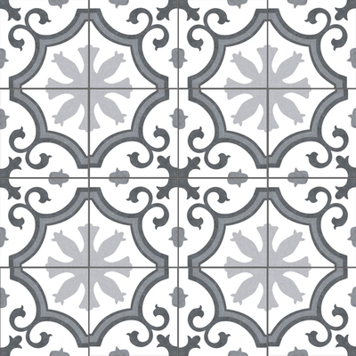 Baldosa rústica de cerámica gris claro de 250x250mm para suelo interior