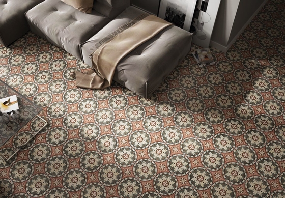 Retro 250x250mm azulejos rústicos de cerámica para la cocina y azulejos de pared ecológicos para el baño