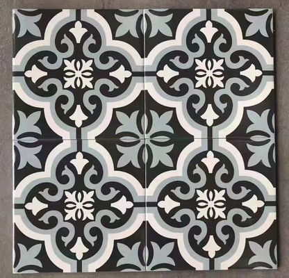 Tejas cerámicas de ladrillo de interior para el salón y tejas de pared de 200x200mm para la cocina gris