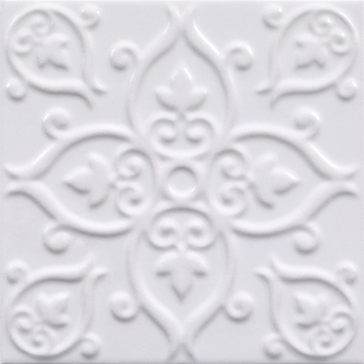 Antibacterial de cerámica blanca Rustica de azulejos 200x200mm para la cocina y duradero azulejos de pared para el salón