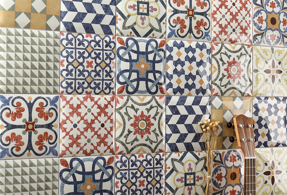 Decoración de paredes, 152x152mm azulejos de pared de porcelana de interiores mixtos brillantes para el salón, el fondo y la encimera