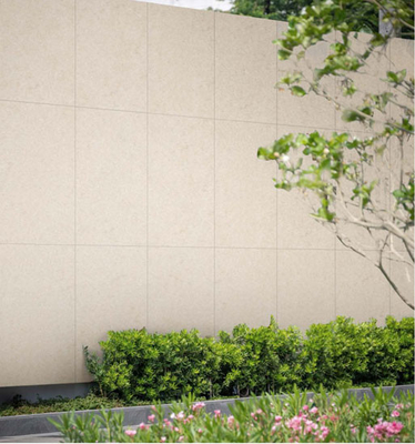 Antiderrapante Beige 60x120cm Mat exterior de piedra caliza cortina de pared de porcelana azulejos para el cuadrado y la construcción
