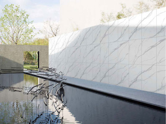 600x1200mm azulejos de pared cortina de porcelana blanca antigua mate