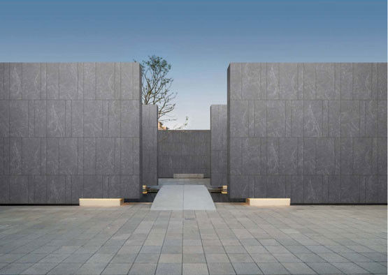 600x1200mm gris oscuro Mat Antiguo azulejo de piedra exterior