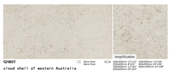 Amarillo claro y gris Durable y resistente al desgaste 1200x600x18mm Tejas de pavimento de porcelana para jardín y patio
