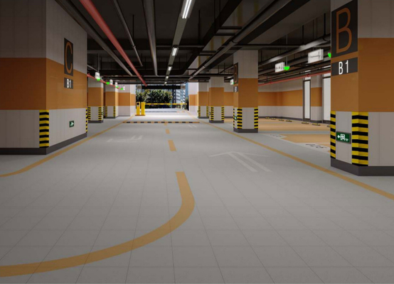 Tejas de pavimento de porcelana antideslizante de 600x600 mm para estacionamientos