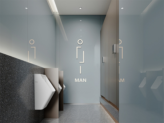Azul claro 1420x2700mm Lámina de piedra sinterizada pulida para el baño