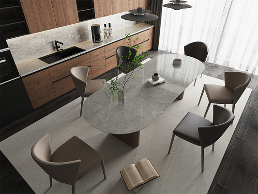 Grisa 1420x2700mm Las losas de piedra sinterizada para el apartamento y el dormitorio