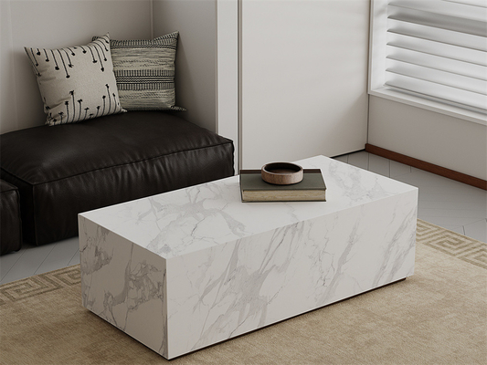 Pavimento interior vintage 1420x2700mm Carrara Losas de piedra sinterizada para la renovación