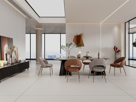 Decorativo Beige 1420x2700mm Mat Sinterizado de Piedra Eslab para la Oficina