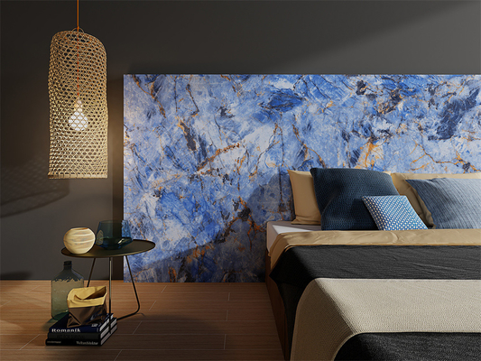 1600x3200mm SGS Pared de porcelana pulida Laje de piedra sinterizada y laje de roca de porcelana para centro comercial y reconstrucción