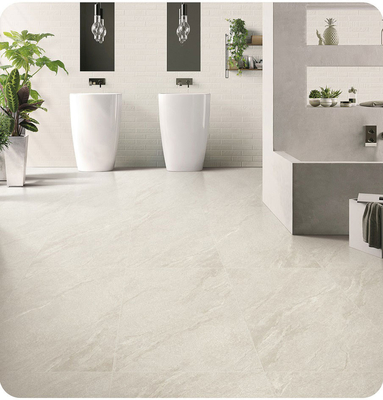 Baldosa porcelánica beige antideslizante 600x1200mm Grado AAA Arcilla