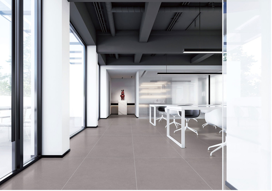 Tejas gris oscuro mate y 600x1200mm de suelo suave vidriado porcelana para el baño y sala de estar
