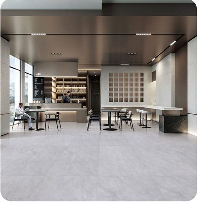 Los azulejos antibacterianos gris claro y 48 