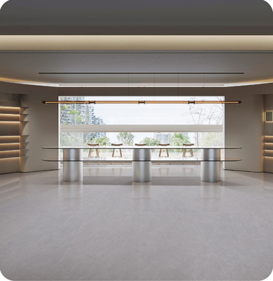 Matt W.A 0.5% Gris 750x1500mm piso interior antibacteriano cara de bebé azulejos de porcelana para diseño y casa