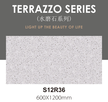 Baldosas de porcelana terrazzo resistentes al ácido de 600x1200mm