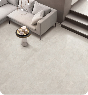 Los azulejos de color beige a prueba de humedad y azulejos de porcelana de vidrio suave de 60x120cm recortados para construcción