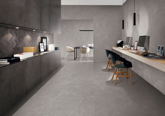 Tejas de porcelana gris suave vidriada de 1200x600 mm y tejas de suelo para balcón