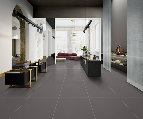 Tejas de porcelana texturizadas y suaves para el salón