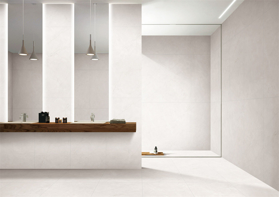 Tejas de porcelana de vidrio suave y antideslizante de 600x1200 mm para paredes interiores