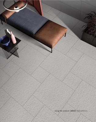 Tejas de pared interiores gris claras de época y tejas de porcelana de 60x60 cm para diseño y ducha