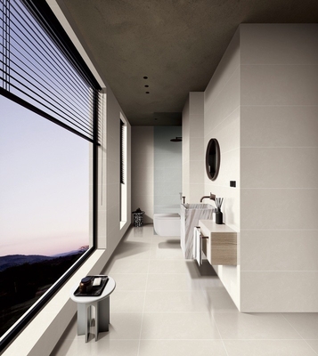 Los azulejos de estilo beige y la pared interior son resistentes a los ácidos. La cara del bebé es de cerámica acristalada 400x800mm para diseño.