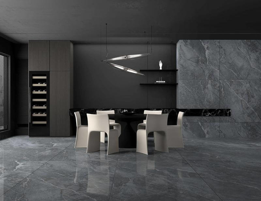 Tejas modernas resistentes a la humedad suelo exterior 1200x1200mm porcelana vidriada mosaico pulido para comedor y reconstrucción