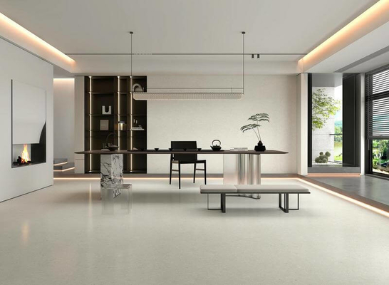 Tejas de pared interiores y W.A 0.5% antiderrapante gris 1200x1200x9mm Elegante mosaico de porcelana suave y vidriado para apartamento y dormitorio