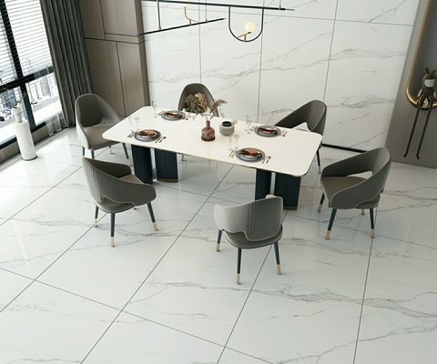 Carrara W.A 0,5% Antiguo azulejos de suelo exterior para la renovación 900x1800x9mm ISO9001 Polido azulejos de porcelana glaseada para el balcón del centro comercial