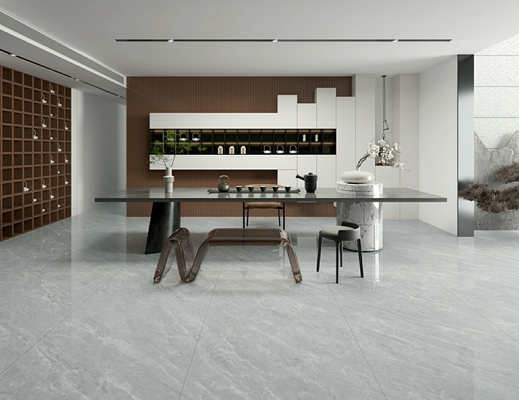 No se desvanece Anti-deslizamiento En el interior del suelo 900x1800x9mm de porcelana vidriada Polido azulejos para restaurante y decoración
