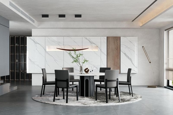 Carrara Blanco 900x1800x9mm Porcelana pulida azulejos acristalados piso interior y suelo de pared para el salón