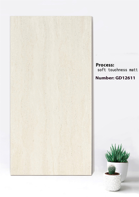 Impermeable amarillo y beige suavidad de tacto Matt cortina pared gruesa azulejos para la decoración y la construcción 600x1200mm