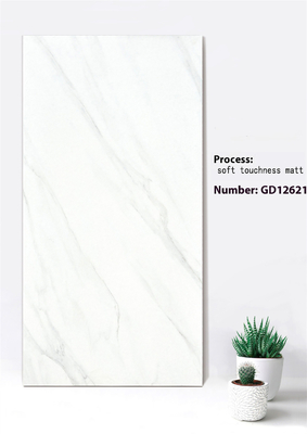 Blancos y grises ladrillo de fuego suavidad de tacto Matt Decorativo de pared de cortina azulejos para la reconstrucción 600x1200mm