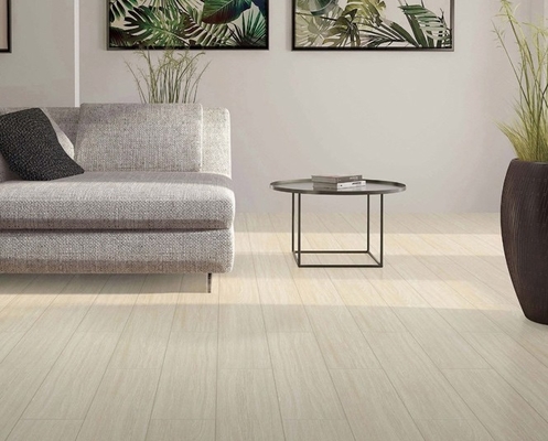 Amarillo y gris 200x1000mm Antibacterial de madera porcelana de las bandas de suelo interior para el baño