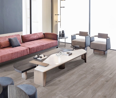 Las bandas de porcelana de madera resistentes al deslizamiento marrón duraderas 250x1500mm azulejos de suelo para construcción y proyecto