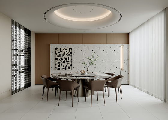 Terrazzo 600x1200mm Matt porcelana azulejos acristalados para el salón azulejos de suelo duradero dormitorio