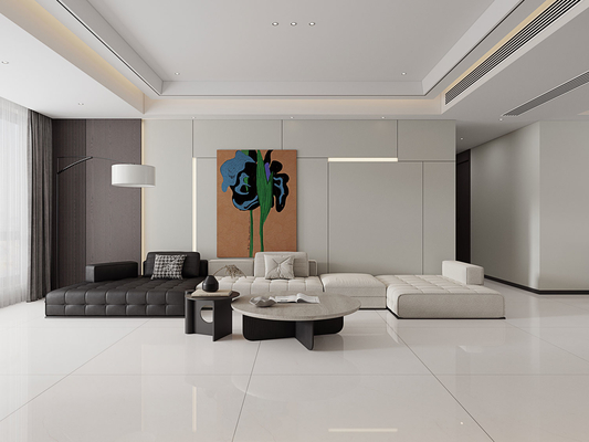 Losa de piedra sinterizada pulida beige 1200x1200mm para encimeras