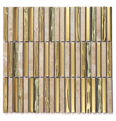282x294mm Pared mosaicos de piedra natural para el salón y el balcón